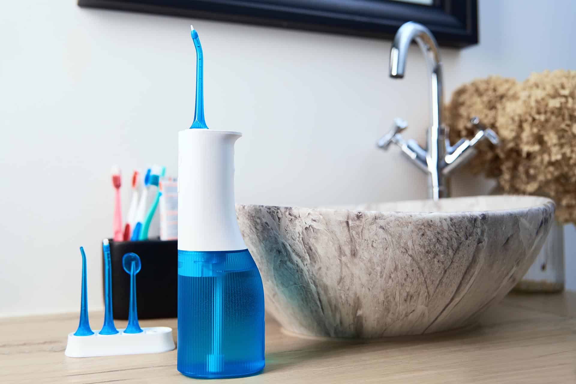 Diluted Bleach Solution in Oral Irrigator Instructions AV Sierra